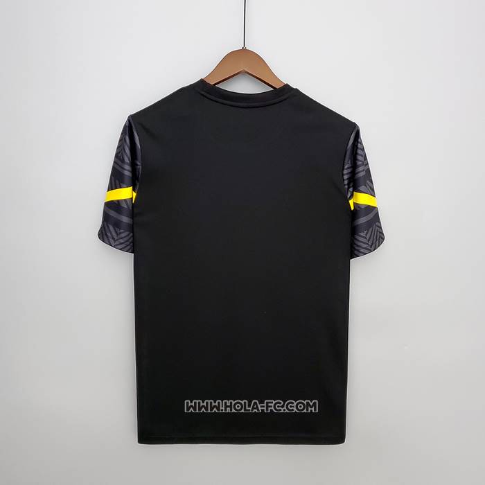 Camiseta Pre Partido del Borussia Dortmund 2022 Negro